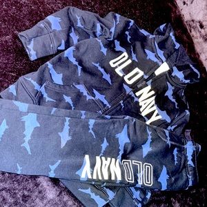 Boys Old Navy Sweatpant and Zip-up Hoodie